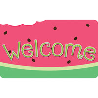 Ashley Productions - The Original Fun Mat - Tapis de Bienvenue - 18" x 30" - Bienvenue Pastèque-Mesures et design : Le tapis de bienvenue pastèque mesure 18 po x 30 po.
