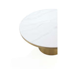 Manhattan Comfort - Ensemble de 2 tables basses et d’appoint Glenn moderne et glamour - Or-Assemblage à domicile requis Tout le matériel inclus