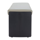 Zuo - Mur Banc - Gris-Dimensions: 15,7 po L x 55,1 po L x 18,1 po H
