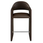 Modway - Talia 41 pouces Cuir végane Tabouret de bar - Espresso-Arrivée entièrement assemblée