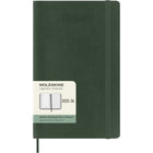 Moleskine - Agenda semainier Classic18 mois 2025-2026 - couverture souple - grand format (12 -7 x 21 cm) - vert myrte - 208 pages-Daté de juillet 2025 à décembre 2026