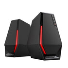 Hecate by Edifier - G1500 Enceintes stéréo de jeu multi-entrées Bluetooth avec lumières RGB - Noir-Le haut-parleur large bande de 2.5" offre une qualité sonore exceptionnelle