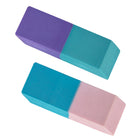 Pep Rally - Gomme bicolore - Couleurs assorties-1 paquet
