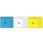 Hygloss - Cartes de bingo vierges Hygloss, couleurs assorties - 7-1/2" x 8-3/4" - paquet de 36 -Ces cartes sont parfaites pour personnaliser ce jeu traditionnel et en faire votre propre ressource pédagogique.