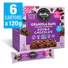 Healthy Crunch - Barres granola double chocolat- 24 gr - Paquet de 30-Sans gluten