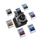 Fujifilm - Appareil instantané analogique INSTAX MINI 99 - Argent -Niveaux de luminosité et fonctions de flash multiples