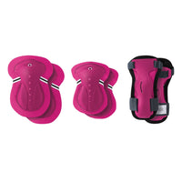 Globber - Équipements de protection - Taille XS - Rose Foncé-Inclut des protège-coudes, genoux et poignets pour une protection complète