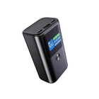 Kopplen - Batterie externe 10000 mAh 30 W USB-A/USB-C avec écran LCD-Compacte et durable : Légère et dotée d’un boîtier en aluminium robuste, elle est idéale pour une utilisation en déplacement