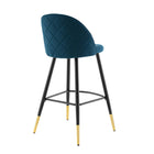 Modway - Cordial Tissu Tabourets de bar - Azure - Ensemble de 2-7