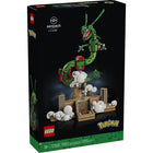 LEGO - Pokémon Rayquaza-Exposez Rayquaza alors qu'il se tortille au sommet du pilier du ciel