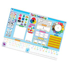 Ashley Productions - ASH95708 Placemat Studio Smart Poly Apprentissage précoce des bases de l'éducation Placemat - 13" x 19" - recto seul - paquet de 10-Résistant à l'eau, aucune stratification requise.