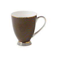 Maxwell & Williams - Noir Régence Tasse à Pied - 300 ml - Paquet de 4-Lavage des mains recommandé