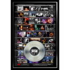 Rush Tour History Collage - Impression encadree - 27" x 38"-Qualité supérieure - music memorabilia