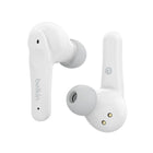 Belkin - SoundForm Nano​ Écouteurs sans fil pour enfants - Blanc-Les écouteurs offrent jusqu'à 5 heures d'autonomie de lecture non-stop, avec 19 heures supplémentaires d'autonomie dans l'étui de chargement.