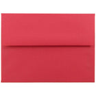 JAM Paper - Enveloppes d'invitation colorées A6 - 4,75 x 6,5 - rouge recyclé - Paquet de 50-Nos enveloppes sont fabriquées à partir de 30 % de papier recyclé de 24 lb et comportent une fermeture en gomme à rabat droit avec une finition lisse
