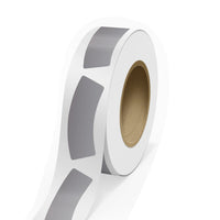 JAM Paper - Rouleaux d'étiquettes standard - goulot de bouteille - 1 3/16 x 3 1/4 - feuille argentée mate - 125 étiquettes/rouleau-Couleur : feuille mate argentée durable | Faites ressortir votre courrier avec des étiquettes d'adresse d'expédition colourées.