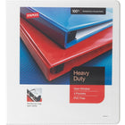 Staples - Reliure robuste à anneaux en D 1-/2 po blanc-Anneaux sans interstice Gap Free pour un bon alignement