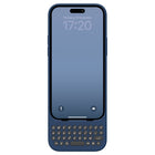 Clicks - Étui clavier pour iPhone 15 – Royal Ink-Tapez avec vitesse et précision sur un clavier conçu pour la sensation et la performance.