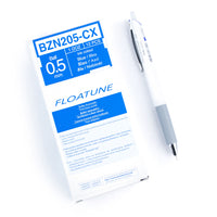 Pentel - Floatune Stylo à Bille Amélioré - Pointe 0,5mm - Encre Bleue - Paque de 12-La formule d’encre unique réduit toute friction lors de l’écriture
