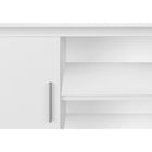 Monarch Specialties - Huche De Bureau - 72 po L - Travail - Portes De Stockage - Travail - Qualité Commerciale - Stratifié Blanc-9