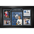 Johnny Bower Career Collage - Impression encadree - 36" x 24"-Qualité supérieure - print framed