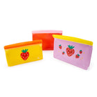 Sully - Ensemble de 3 sacs à collation PEVA -Fraise-5