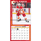 Turner Sports - 2026 Flames De Calgary Calendrier mural de l'équipe Mensuel - 30,5 cm l x 30,5 cm H - Anglais-Photos d’action de superstars en couleur