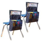 Teacher Created Resources - Pochette de chaise noire, paquet de 2-Organisez les fournitures avec cette solution de stockage pratique