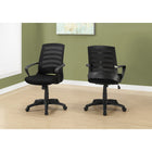 Monarch Specialties - 7224 Chaise De Bureau Multi-Position- Noir/Meche Noir/-Garantie limitée de 5 ans pour les défauts de fabrication, pièces uniquement