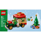 LEGO - Iconic Le camion de livraison du père Noël-Jouer et exposer - Une fois l’ensemble terminé, les enfants peuvent profiter d’histoires de jeu de rôle au pôle Nord avant de l’exposer fièrement comme décoration de Noël LEGO