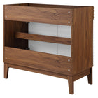 Modway - Render 36" Armoire à coiffeuse de salle de bain - Noyer blanc-6
