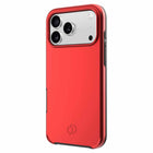 Nimbus9 - Étui Cirrus 3 Magsafe pour iPhone 17 Pro Max - Rouge Crimson-Ailettes d'angle RISEGUARD