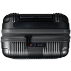 Champs - Ensemble de bagages 3 pièces Marquis - Noir-Chariot léger. Système de chariot télescopique en aluminium, réglable en hauteur. . 