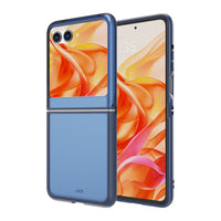 AXS - PROShield étui anti-choc pour Motorola Moto RAZR (2025)  - Bleu-Revêtement antidérapant au toucher doux 