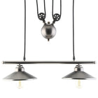 Modway - Innovateous Luminaire de plafond - Argent-Système de poulies à hauteur ajustable
