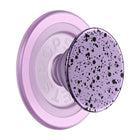 Popsockets - PopGrip pour MagSafe avec bague d'adaptation - Sugar Plum Speckle-Pour les étuis non compatibles avec MagSafe© : utilisez l'anneau adaptateur magnétique universel inclus (adhère aux étuis lisses, durs, plats et non en silicone) Changez facilement le dessus pour changer de style
