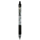 Zebra - Stylo à bille rétractable Z-Grip - 1.0 mm - Noir - Motifs de soccer assortis-Pointe moyenne de 1,0 mm