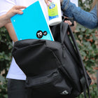BAZIC Products - Sac à dos classique 17 po noir, paquet de 2-Idéal pour les écoles, les stades et les voyages