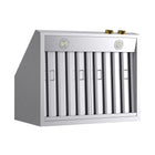 KUCHT KRH300-GL 30 po Hotte sous armoire - avec commandes numériques - 900 CFM - Acier inoxydable/Or-Équipée de deux lampes DEL, cette hotte au design sans soudure offre une meilleure visibilité pendant la cuisson et rehausse l’apparence de votre cuisinière Kucht de style professionnel