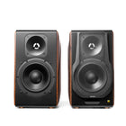 Edifier - S3000MKII Enceinte de bibliothèque active 2.0 audiophile avec connexion à entrées multiples - Brun-Diffusez un son de haute qualité sans fil via Bluetooth 5.0 avec décodage aptX HD, ou connectez-vous directement à l'aide d'entrées ligne, optiques ou coaxiales, vous permettant de basculer sans effort entre plusieurs sources
