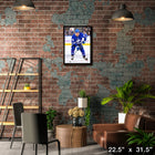 William Nylander Toronto Maple Leafs - Toile encadree - 22" x 31"-Sous licence officielle de la LNH et de l'AJLNH