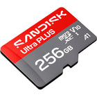 SanDisk - Carte microSD UHS-I Ultra Plus 256 Go-Format microSDXC adapté aux appareils électroniques portables modernes