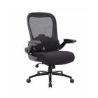 Nicer Interior - Chaise de travail à bras rabattable pour utilisation intensive-Le dos en maille respirante favorise la circulation de l'air pour un confort tout au long de la journée