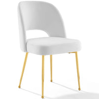 Modway - Rouse Salle à manger Fauteuil d’appoint - Blanc-Fauteuil d’appoint de la salle à manger