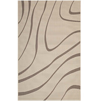 Modway - Surge Swirl Abstract Intérieur et Extérieur Tapis de comédie 8 pi l x 10 pi L - Beige clair et beige foncé-Tapis Swirl Abstract Area