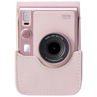 Fujifilm - Étui Instax Mini Evo - Rose tendre-Logo instax en relief et bandoulière réglable