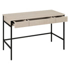 Hudson&Canal - Bureau Nolan 48" - Aulne blanc-Nettoyer avec un chiffon doux et sec, sans produits chimiques agressifs ni produits de nettoyage abrasifs