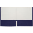 Staples - Portefeuille à 2 poches - Lot de 25 - Bleu marine-paquet de 25