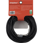 Staples - Câble réseau CAT 6 - 50 pi-Haute vitesse – Prend en charge jusqu’à 10 Gbps, d’une fréquence nominale de 250 MHz et dispose de connecteurs RJ45M avec des contacts plaqués or pour une transmission de données précise et rapide