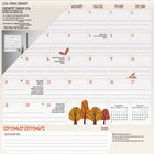 DateWorks - 2026 Calendrier Mural Magnétique Familial 16 Mois - 12 po x 12 po - Bilingue -12,00" x 12,00"